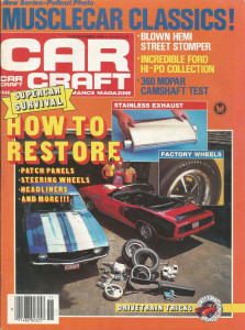 CAR CRAFT 1985 NOV - GTO, AMATO, MANNIX, HEMIs, Z/28